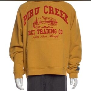 Reese Cooper Mustard Graphic Men's Sweater